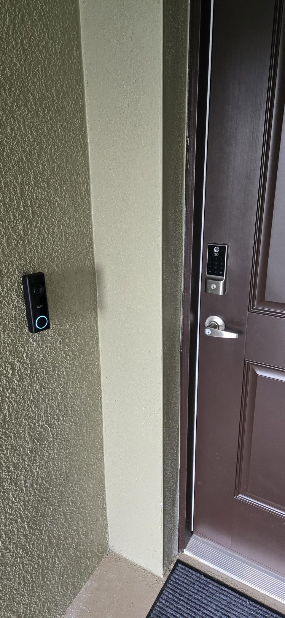 eufy Security Smart Lock C220, Fingerprint Keyless Entry Door Lock, Built-in Wi-Fi, App Remote Control, Front Door Smart Lock Deadbolt, 8Months Battery, Reliable Power, IP53 Waterproof, BHMA Grade 3 customer photo 1