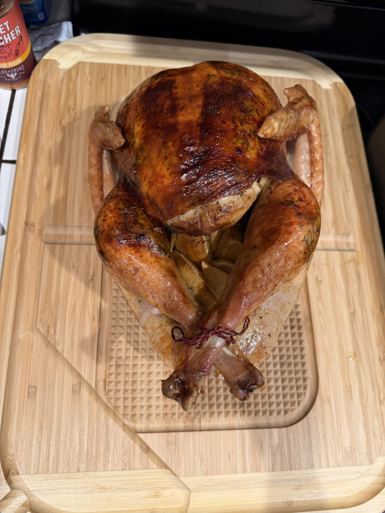24 Inch Organic Bamboo Extra Large Carving Board with Lifetime Replacements - 2XL Meat Cutting Board and Wooden Butcher Block with Pour Spout, Turkey Platter customer photo 1