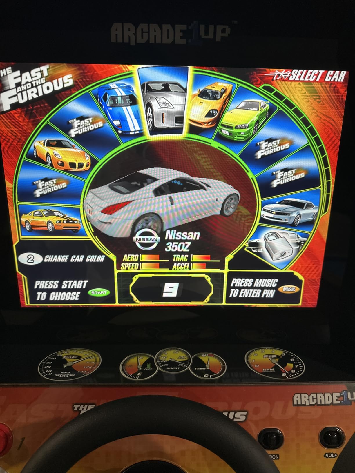 ARCADE1UP The Fast & The Furious Deluxe Arcade Game for Your Home, with 5-Foot-Tall Stand-up Cabinet, 2 Classic Games, and 17-inch LCD Screen customer photo 2