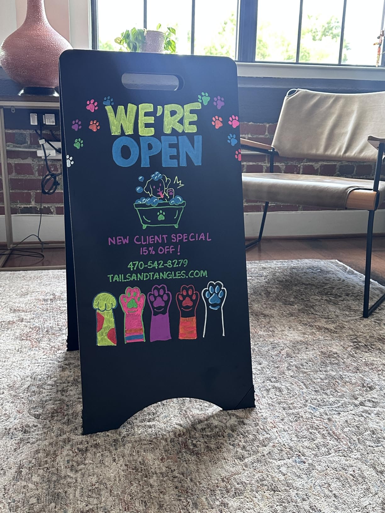 A-Frame Chalkboard Sign Large 15