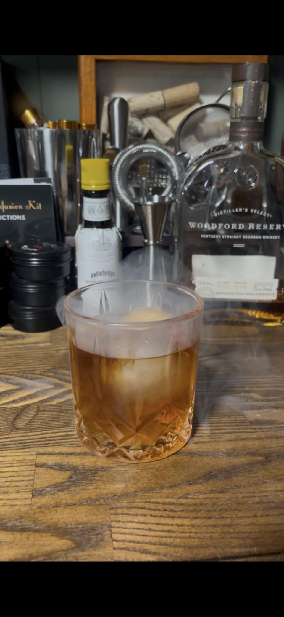 Electric Whiskey Smoker Kit with Torch, Unique Fathers Day Gift for Whiskey Lover, 6 Wood Chips - Infuse Rich Smoky Flavors in Bourbon Old Fashioned & Cocktails, Birthday Gifts for Him, Dad(No Butane) customer photo 1