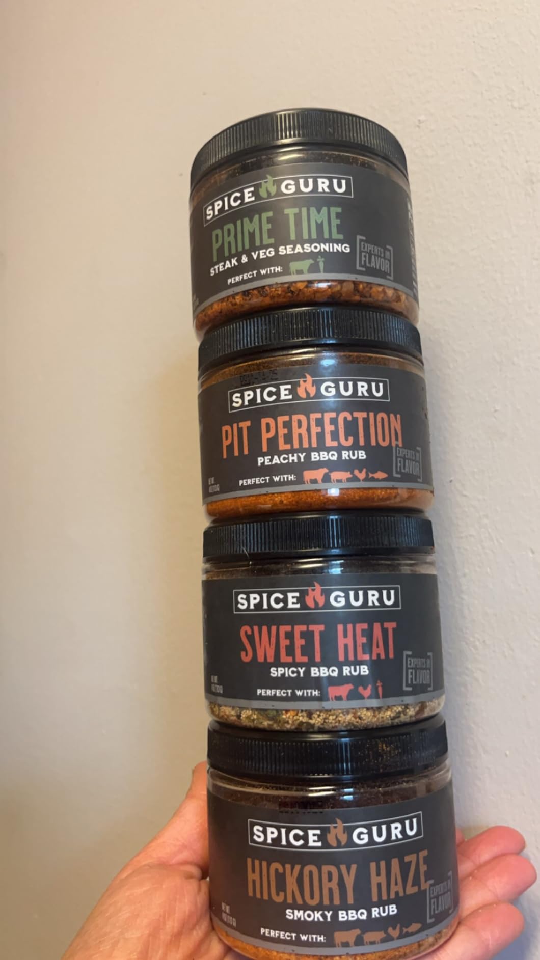 Spice Guru BBQ Rub Gift Set - 4 Flavor Barbecue Seasoning Sampler - Mens Christmas Gifts for Dad, Husband or Brother - Premium Grilling Spices & Holiday Gift Set for Grill Lovers - Grill Accessories customer photo 1