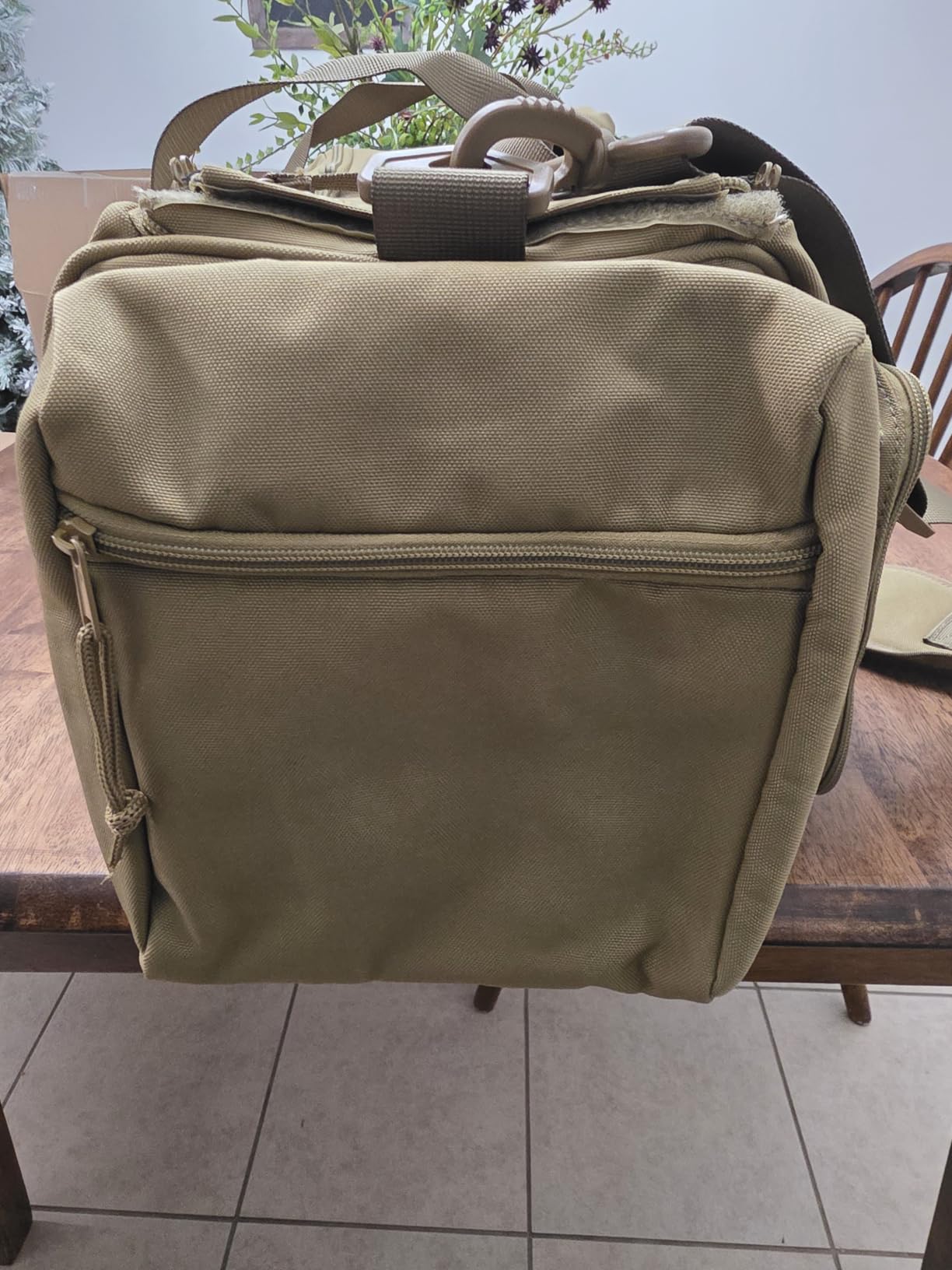 Range Bag for Handgun Ammo Shooting, L Gun Case Carry 5+ Pistols Transport Tactical Gears Accessories with Lockable Zipper Molle Strap, Duffle Sport Bag Hunting Storage Capricorn customer photo 1