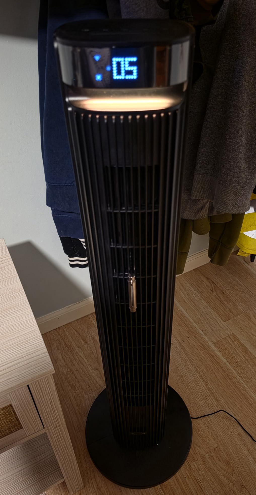GoveeLife 42 in. Tower Fan, 150 Deg Oscillation, 5 Modes 12 Speeds, Black | Smart Floor Fans for Bedroom, up to 26ft/s, APP & Voice Control, 24H Timer, 27dB Bladeless Fan for Cooling Home Office customer photo 2