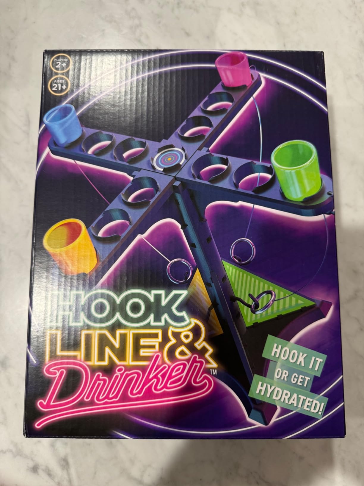 Endless Games Ring Toss Game for Adults - Tabletop Hook and Ring Game for Game Night, Tailgates, Parties and More! | 13
