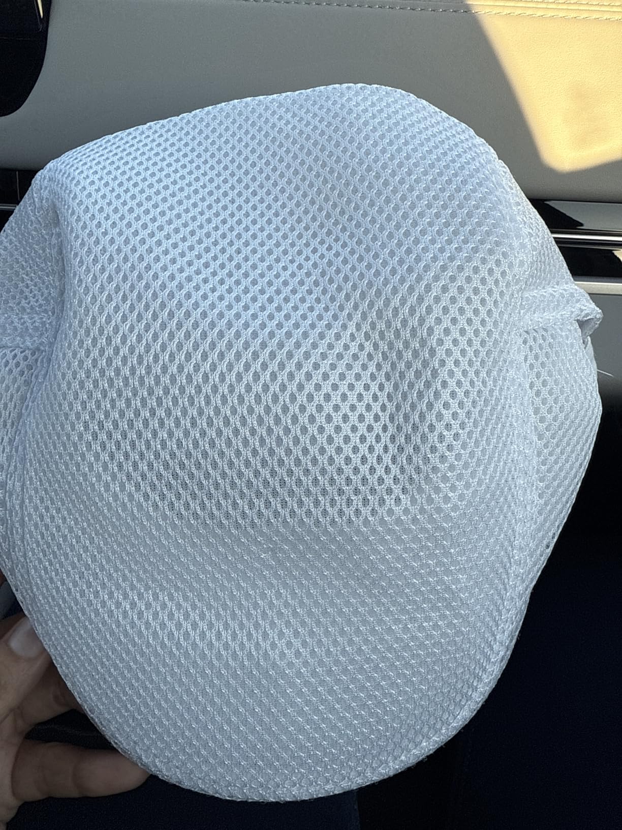 Mens Breathable Mesh Summer Hat Adjustable Newsboy Beret Ivy Cap Cabbie Flat Cap customer photo 1