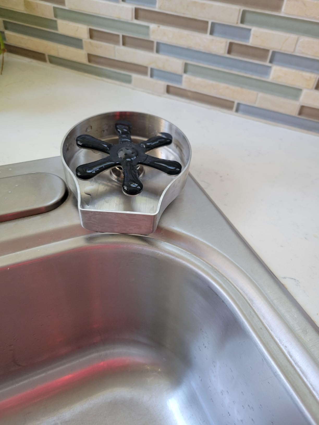 Homewerks GR001SS Glass Rinser for Kitchen Sinks, Bar Glass Rinser Stainless Steel customer photo 2