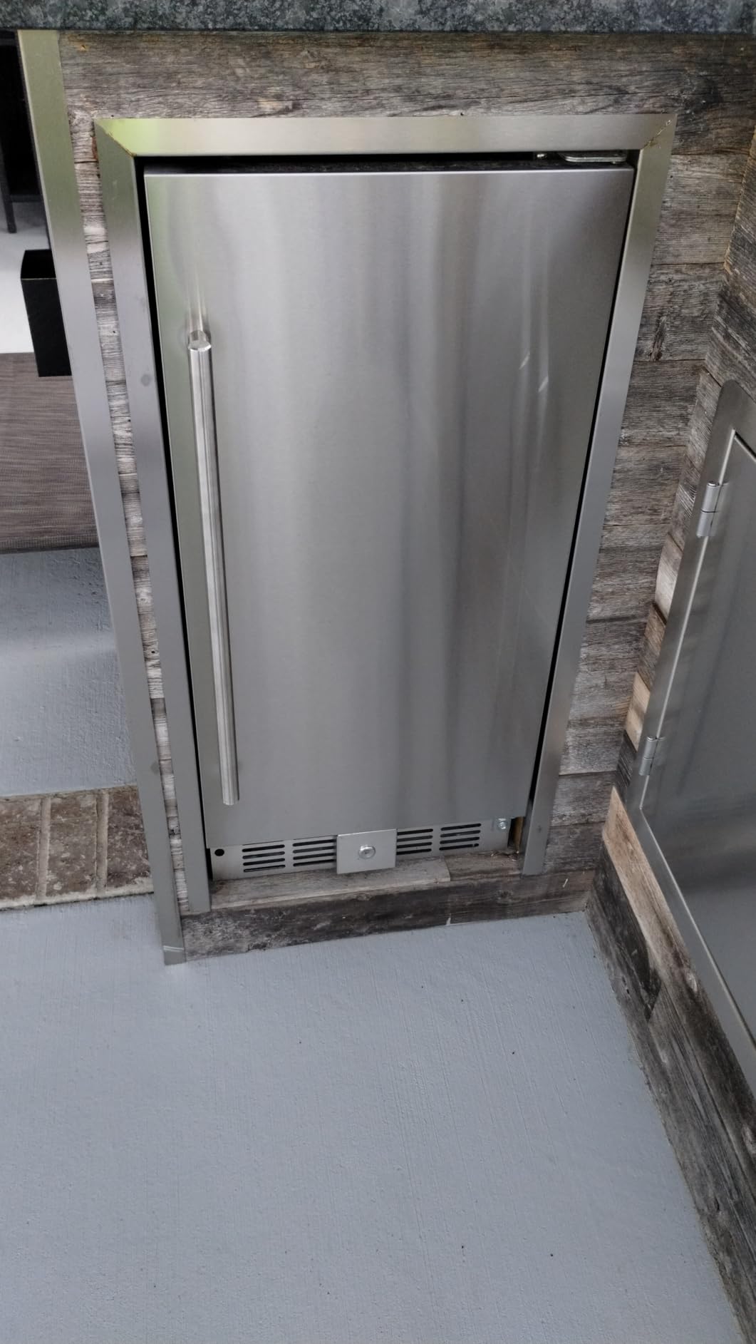 Icyglee 24 Inch Under Counter Drawer Fridge, Stainless Steel Beverage Refrigerator Built-In For Home & Commercial Use, Stainless Steel Silver, Outdoor Refrigerator for Soda, Beer, Wine customer photo 1