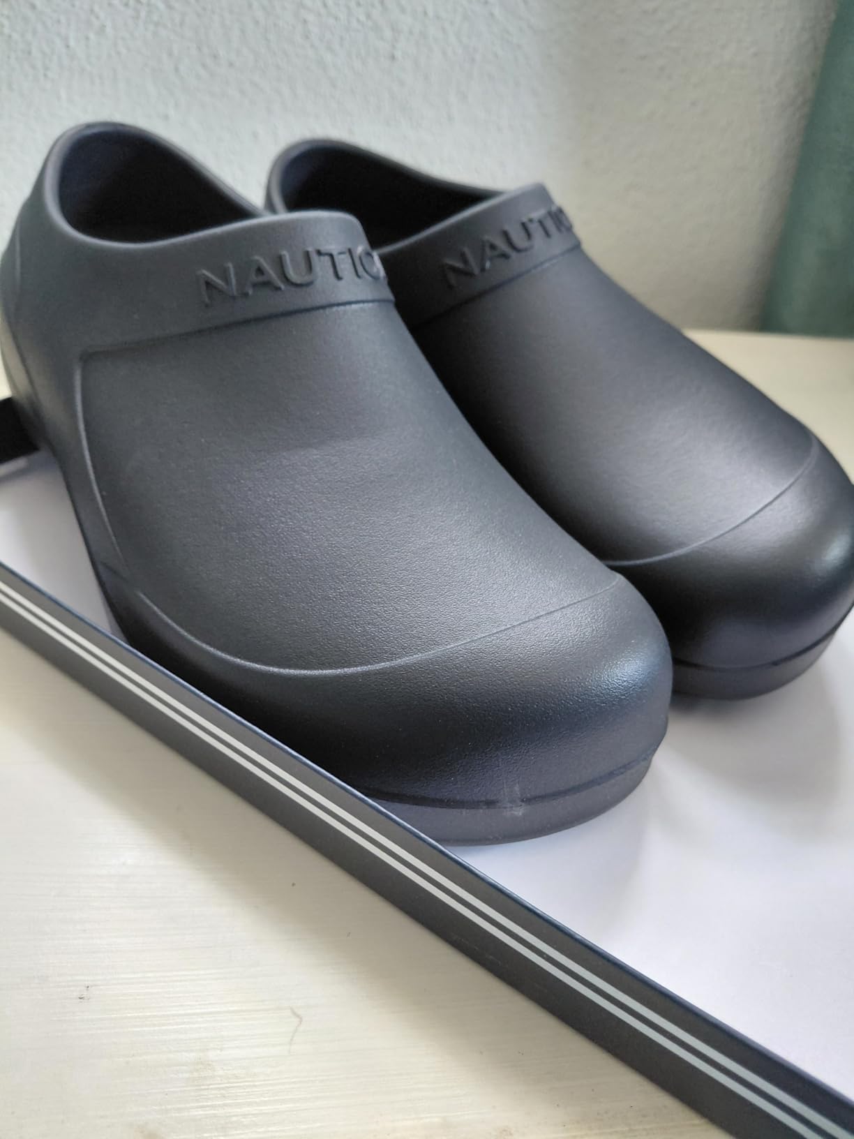 Nautica Women Men Work Clogs Slides Slip Resistant Quick Drying Kitchen Shoes Cushioned Sandals with Arch Support customer photo 1