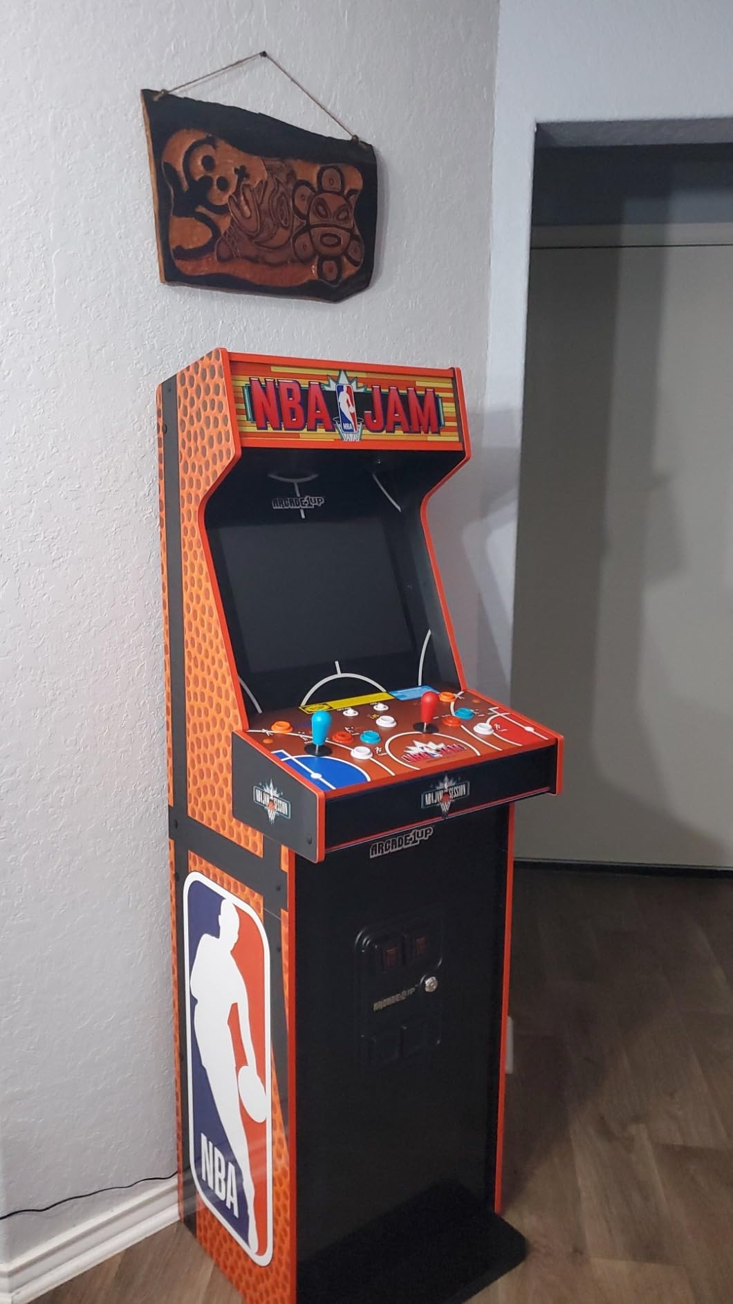 ARCADE1UP NBA Jam Deluxe 2-Player Control Panel Arcade Machine, Built for Your Home, 5 Foot Tall Cabinet with 3 Classic Games customer photo 2