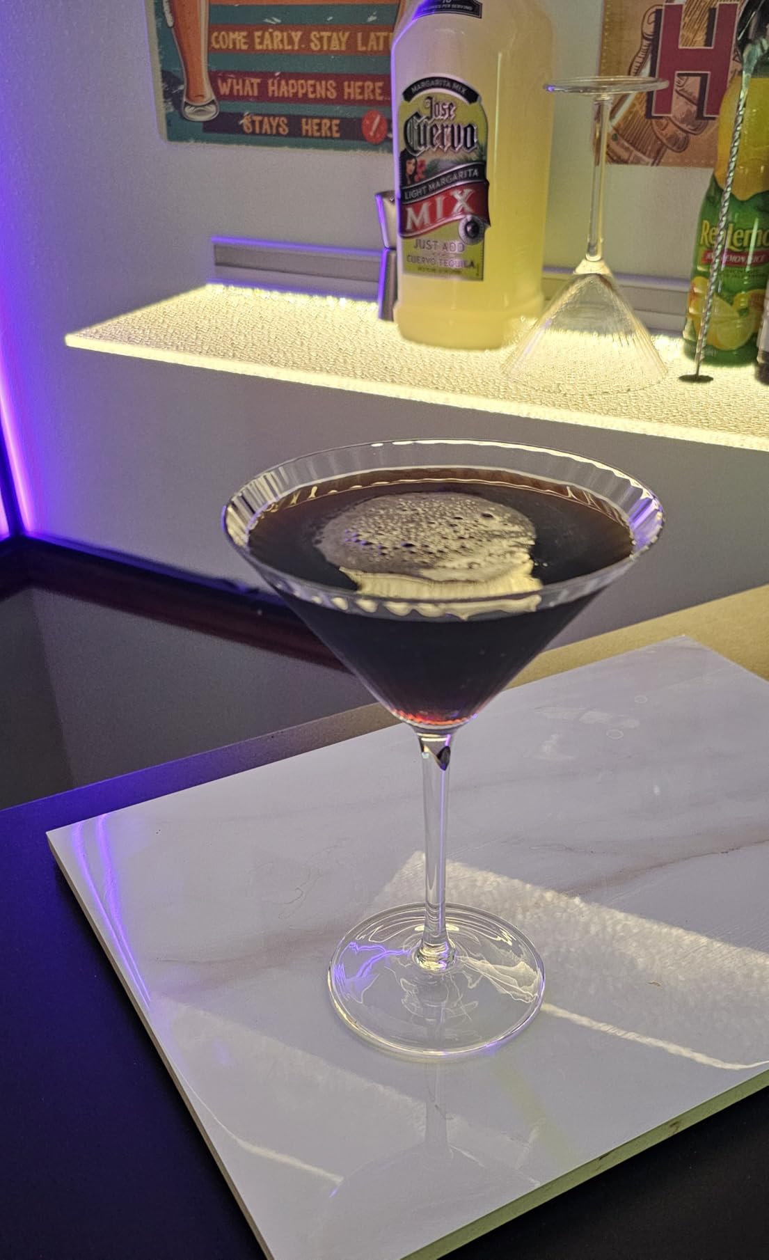VEMACITY - Luxury Espresso Martini Gifts | Gold Cocktail Shaker Set + 2 Espresso Martini Glasses - Cocktail Kit with Built-in Strainer & Ribbed Martini Glasses (10oz) | Drink Shakers Cocktail customer photo 1
