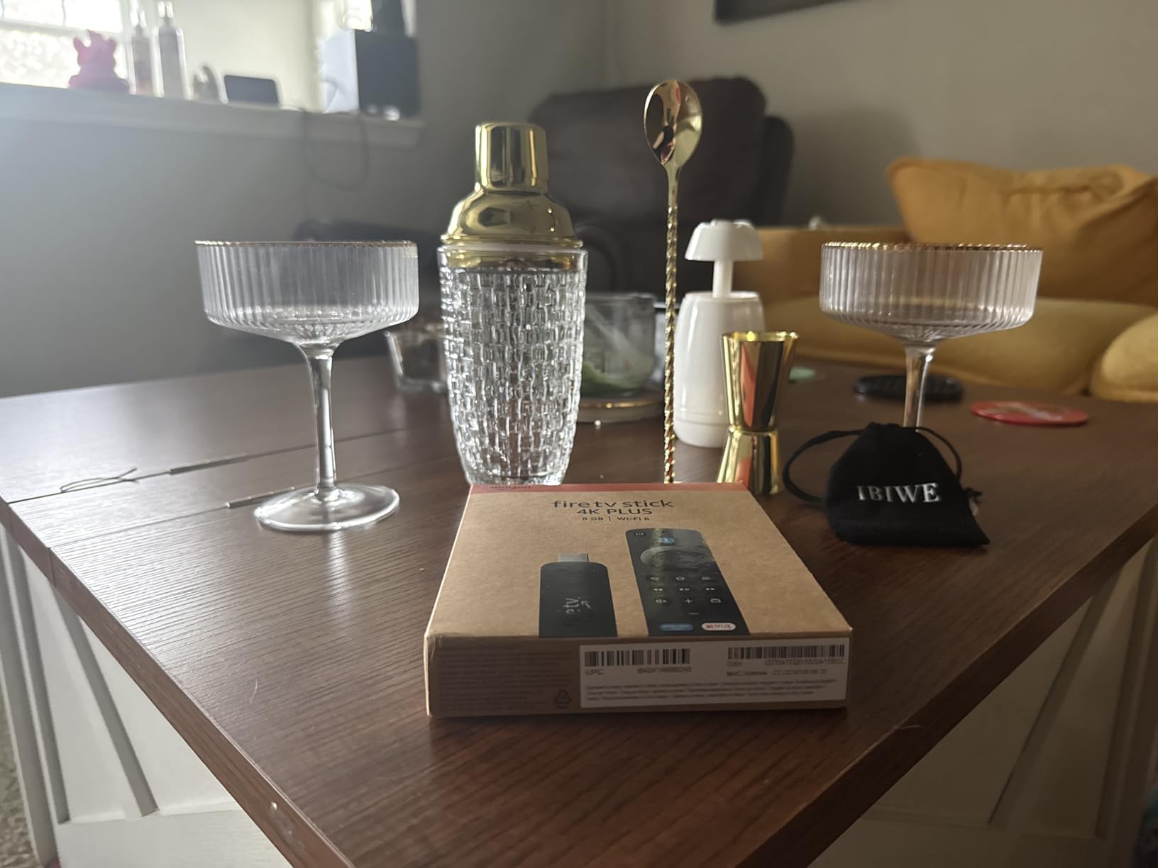 VEMACITY - Luxury Espresso Martini Gifts | Gold Cocktail Shaker Set + 2 Espresso Martini Glasses - Cocktail Kit with Built-in Strainer & Ribbed Martini Glasses (10oz) | Drink Shakers Cocktail customer photo 2