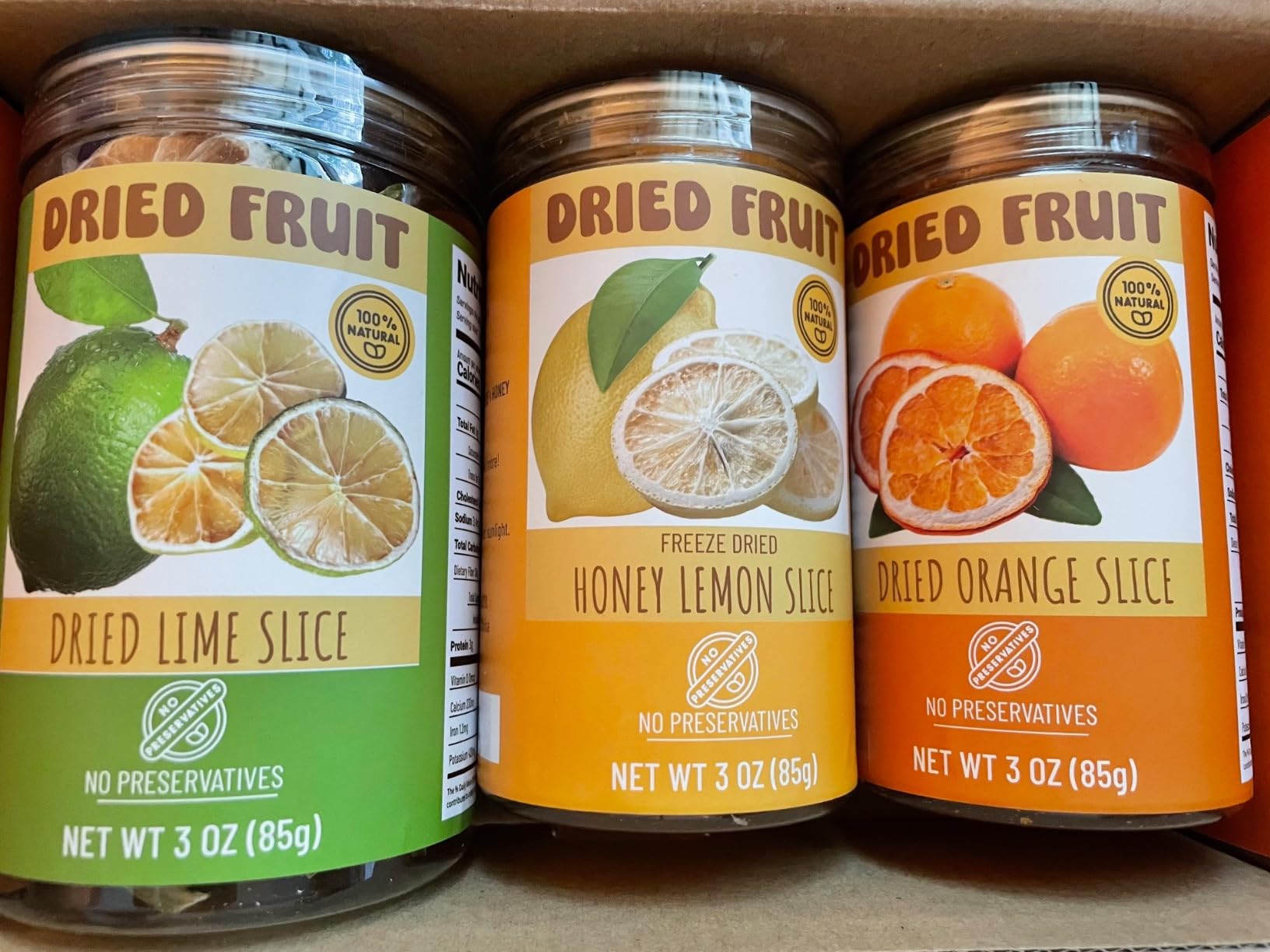 125+ Slices 9oz Dehydrated Fruit Cocktail Garnish Set, Dreid Orange & Lime, Freeze Dried Honey Lemon, 25 Pcs Drink Umbrellas Picks. Decor For Christmas Baking Party Diy customer photo 2