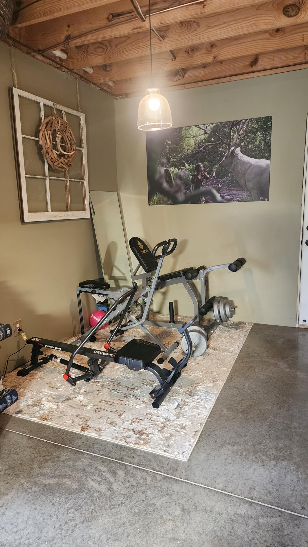 Z ZHICHI 2-in-1 Adjustable Leg Extension and Curl Machine, Easy Transition, Home Gym Leg Machine, Weight Capacity 660LBS customer photo 1