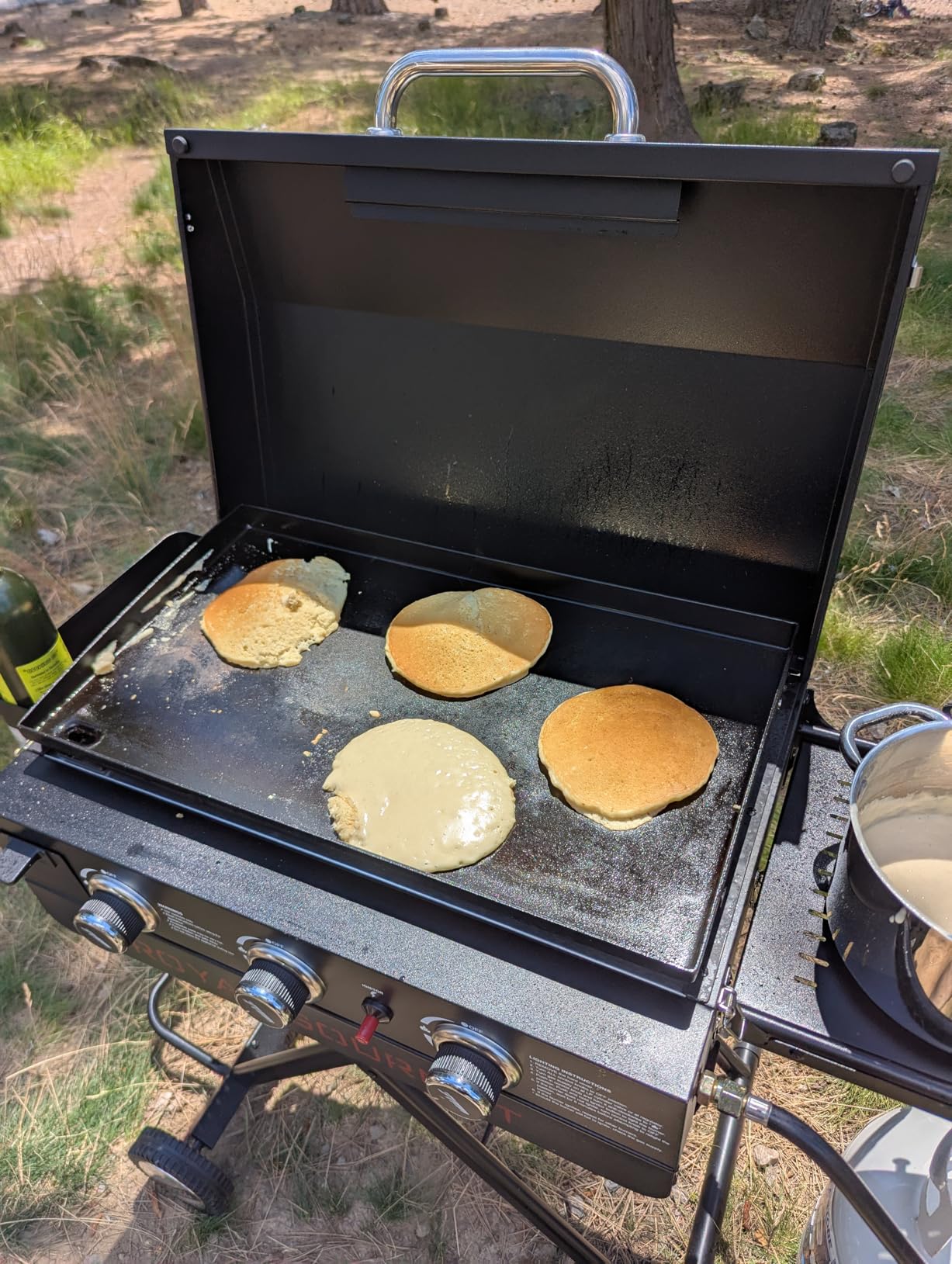 Royal Gourmet PD3001 3-Burner Propane Gas Griddle with Collapsible Stand customer photo 2