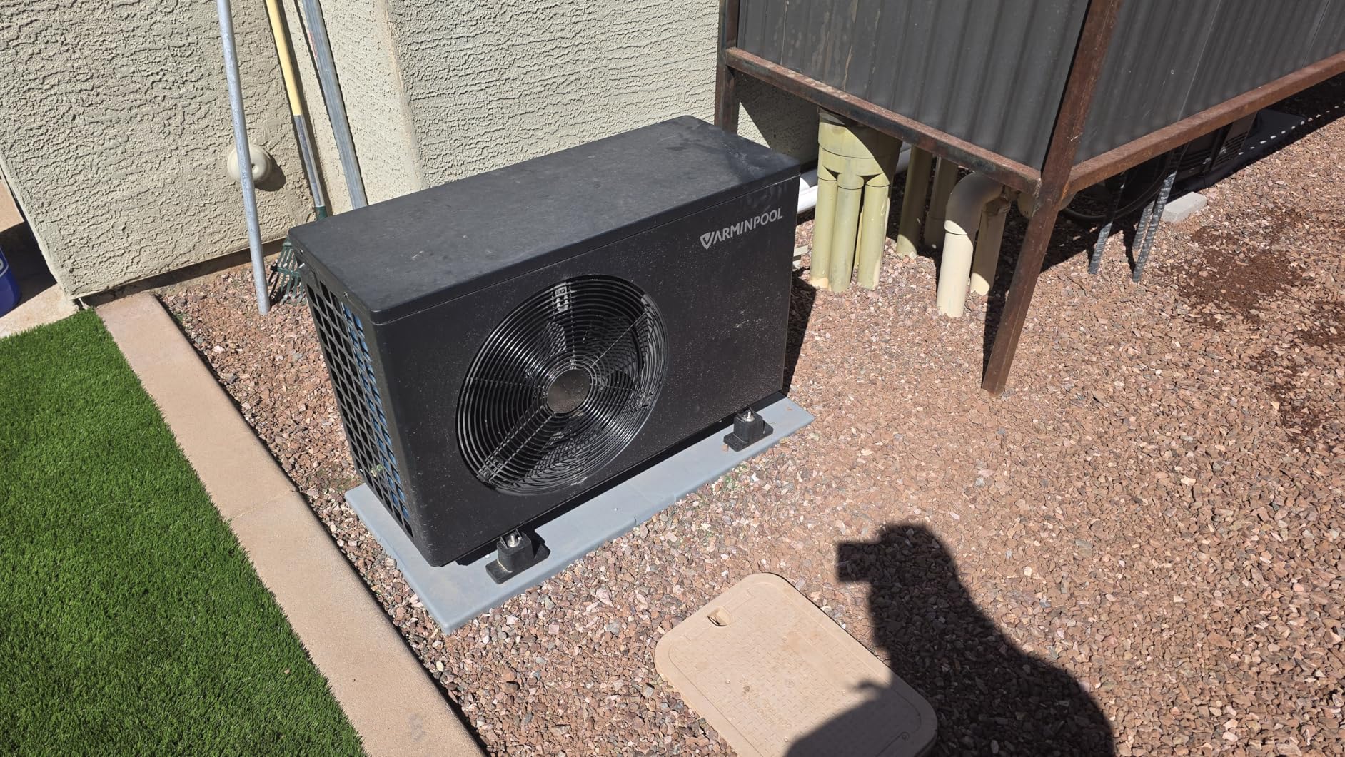 16000 BTU Heat Pump for Above Ground Pool up to 5500 Gallons, Pool Heater with Smart Inverter and WiFi Control Via App, 110V Swimming Pool Electric Heater, Titanium Heat Exchanger, V5 customer photo 1