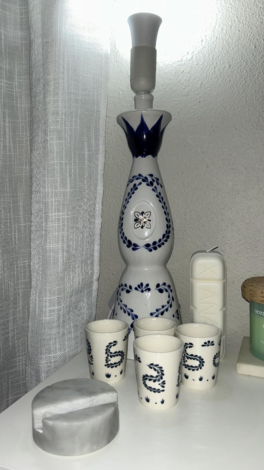 Azul Tequila Shot Glasses - Premium Ceramic Shot Glass for Enthusiasts - Stylish Tequila Glasses for Men & Women for Any Occasion (Set of 4) customer photo 2