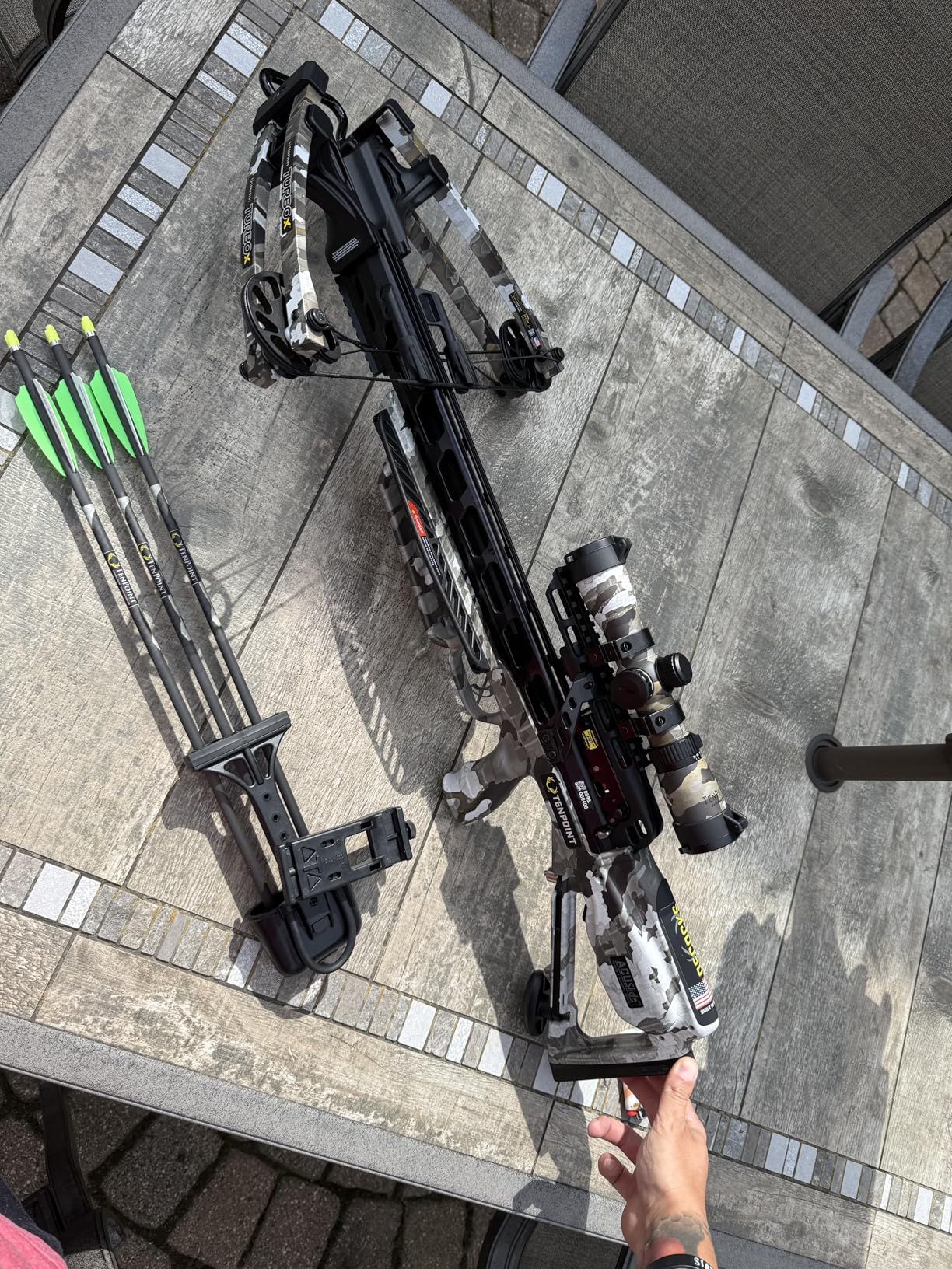 TenPoint Turbo X Crossbow - 415 FPS - Equipped with 100-Yard RangeMaster Scope, ACUslide Cocking & De-Cocking System + S2 Trigger customer photo 2