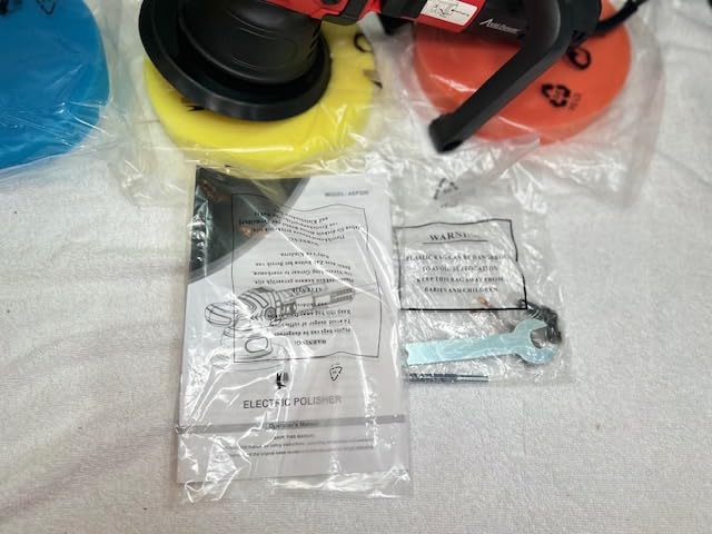 AVID POWER Dual Action Car Buffer Polisher, 6 Inch Orbital Polisher for Car Detailing with 6 Variable Speeds, Detachable Handle & 3 Polishing Pads customer photo 2