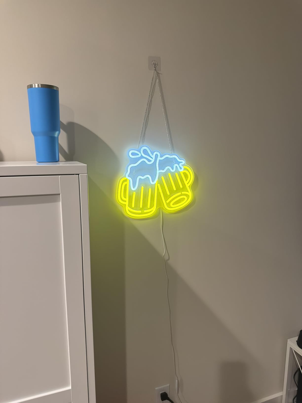 Beer Neon Sign for Wall Decor Dimmable Bar Neon Sign Led Beer Neon Lights Signs Neon Beer Sign for Man Cave Beer Bar Pub Store Bedroom Restaurant Club Hotel Party Decor Gifts customer photo 2
