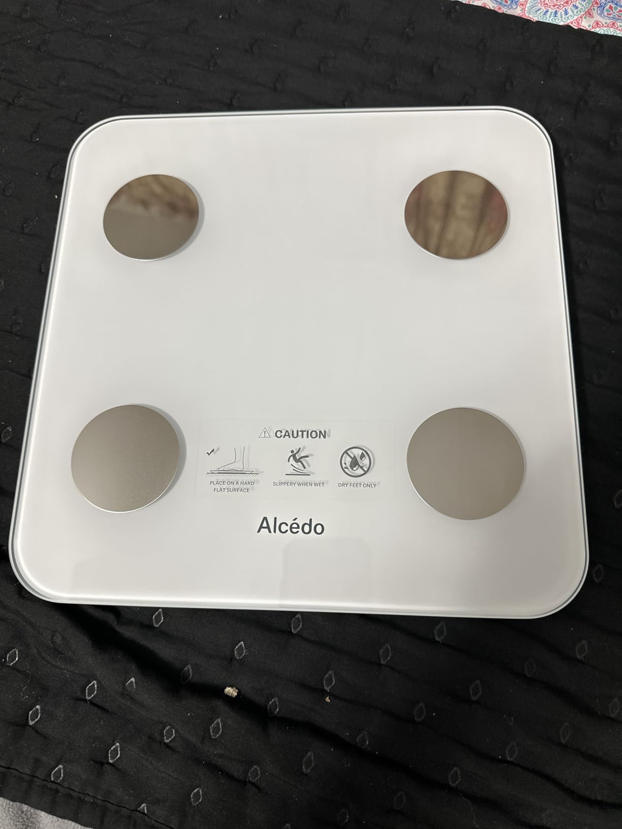 Alcedo Smart Body Fat Scale, Digital Scale with BMI, Fat Percentage, Muscle Mass, Color-Changing with Weight Variation, 400 lb, Bluetooth customer photo 2