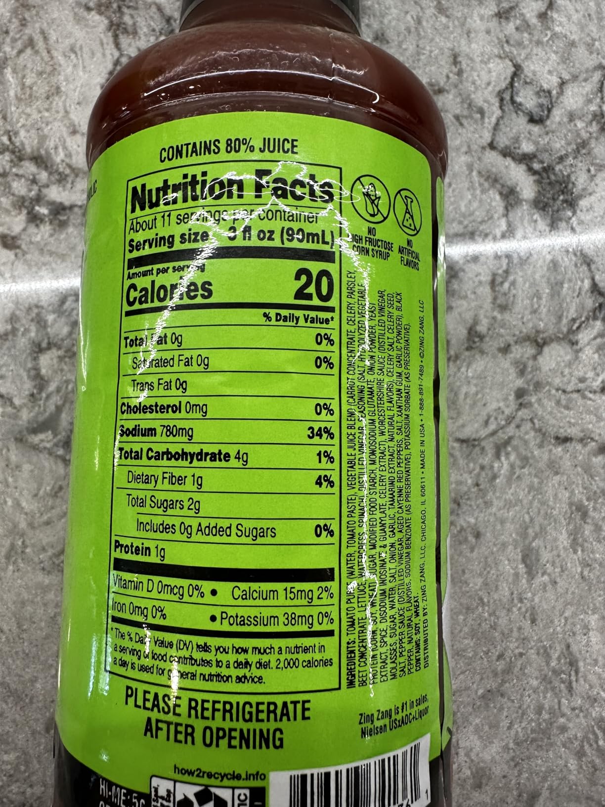 Bloody Mary Mix Variety Pack, (2) Original (1) Blazing Bloody Mary, Non-Alcoholic Cocktail Mixer, 32 Fl Oz Bottles (Pack of 3) customer photo 2