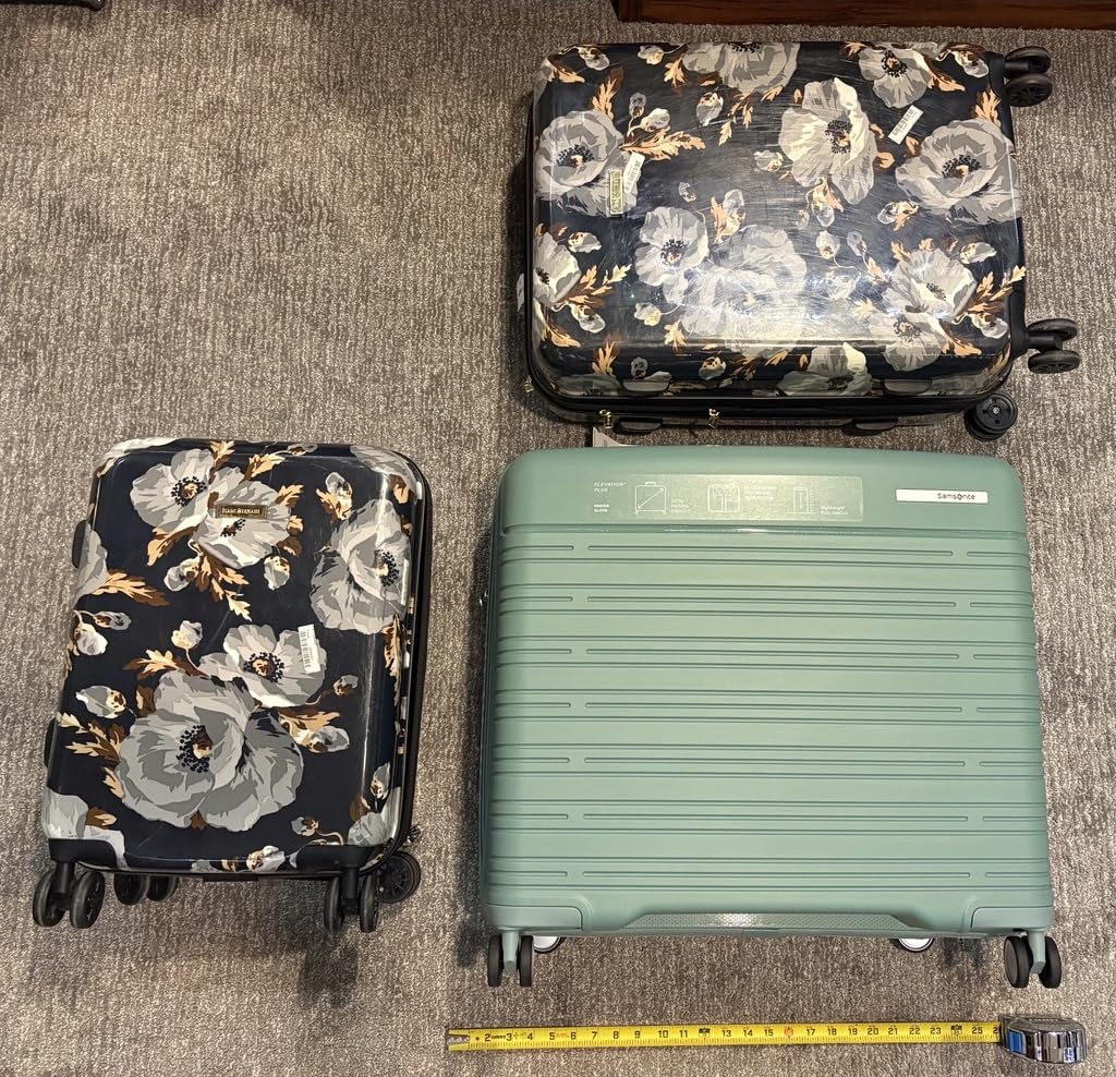 LEVEL8 Elevation Plus - Medium Hardside Luggage - Scratch Resistant Polypropylene Shell, RightHeight Adjustable Handle, Integrated AirTag Holder, TSA Lock, WetPak Compartment - Cypress Green customer photo 1