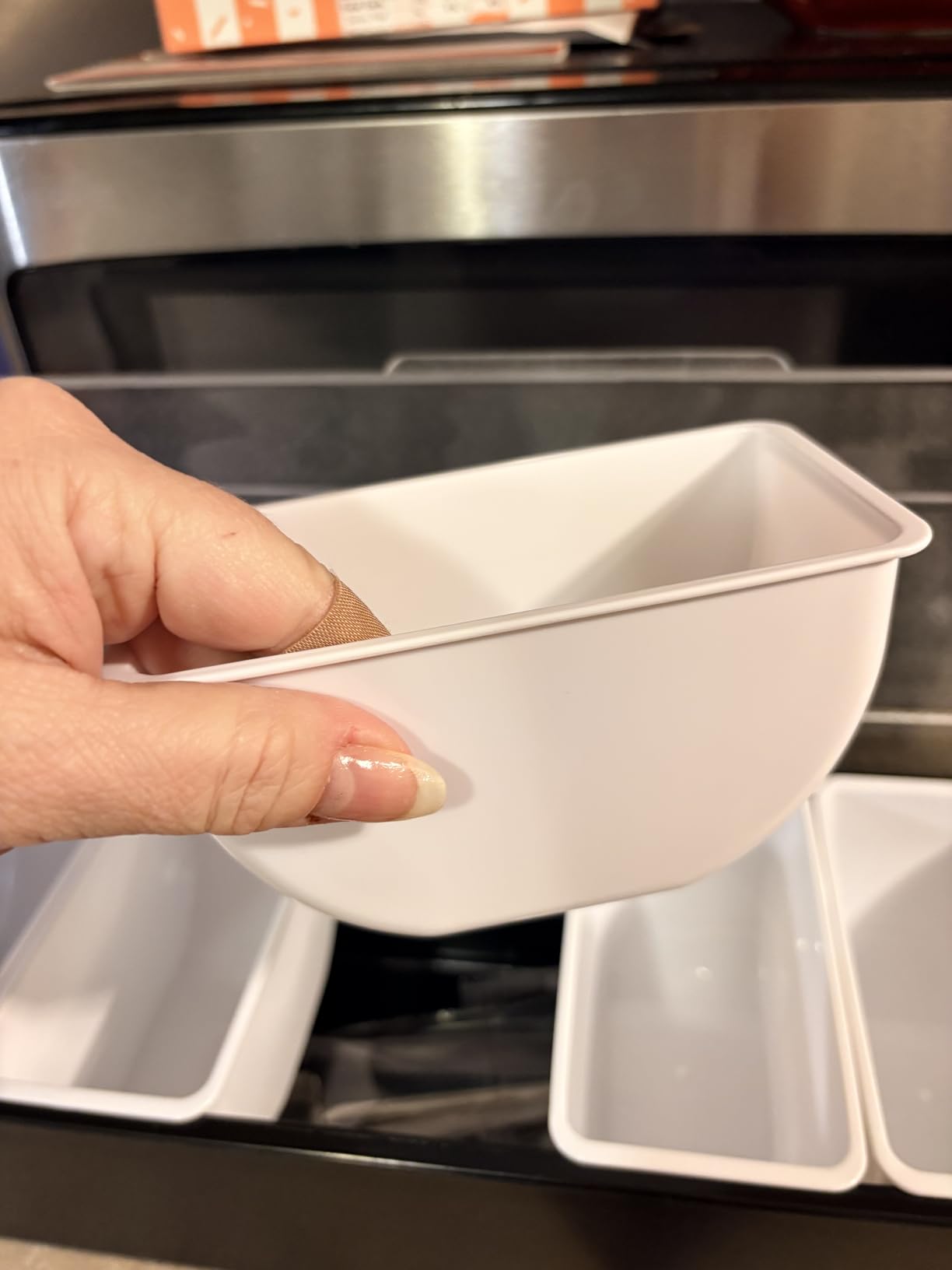 VEVOR Countertop Food Serving Display Container, 5 Pan Stainless Steel Food Serving Tray, Buffet Condiment Dispenser Display Rack with Clear Lid & 3 Freezer Boxes, for Restaurant Hotel Kitchen Party customer photo 1