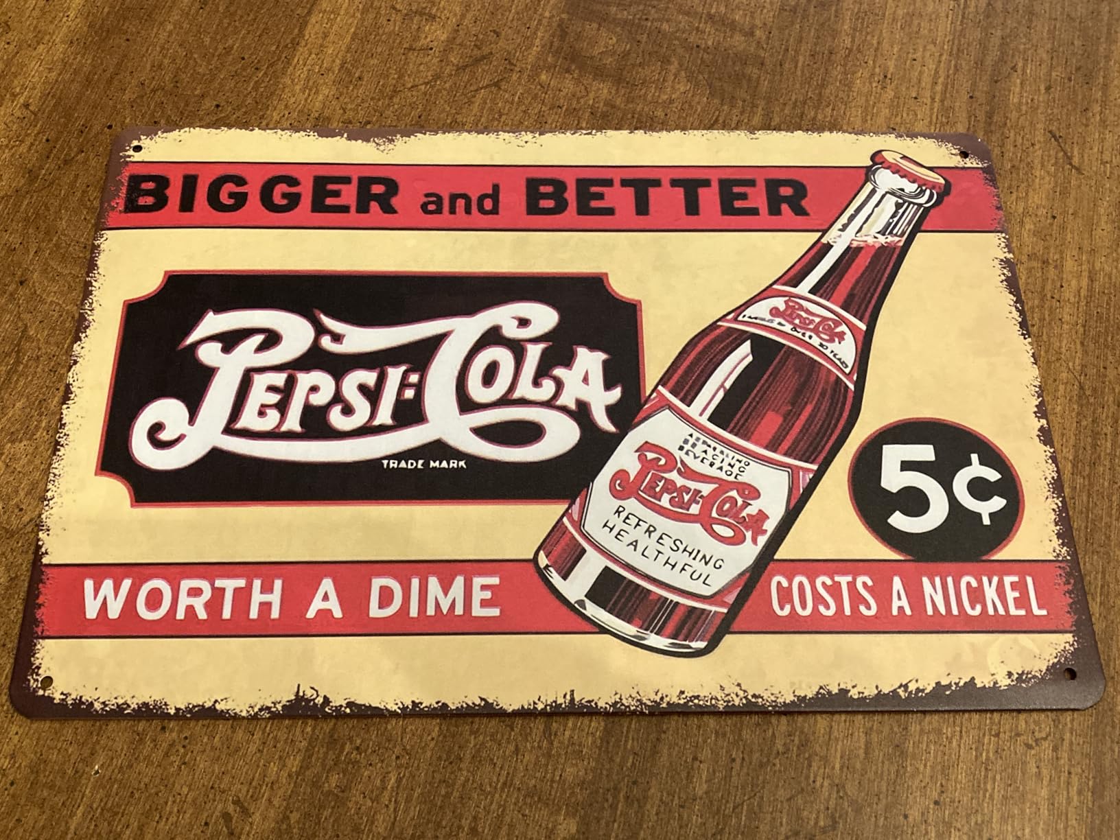 Vintage Beer Signs 7 Pack - Retro Metal Bar Wall Decor for Man Cave Home Garage, 8x12 Inch Tin Signs for Pub Club Room, Farmhouse Rustic Wall Art Gift for Men Women Housewarming customer photo 1