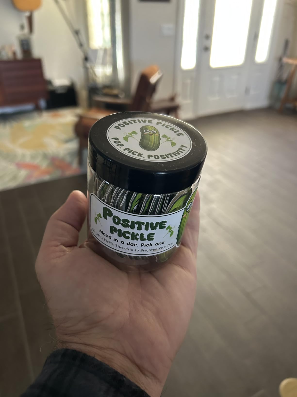 Positive Pickle Jar - 60 Positive Affirmation Cards, Pickle Gifts for Women, Coworkers, Teachers, Friends, Birthday Gift for Womens, Teacher Appreciation Gifts, for Mom customer photo 2