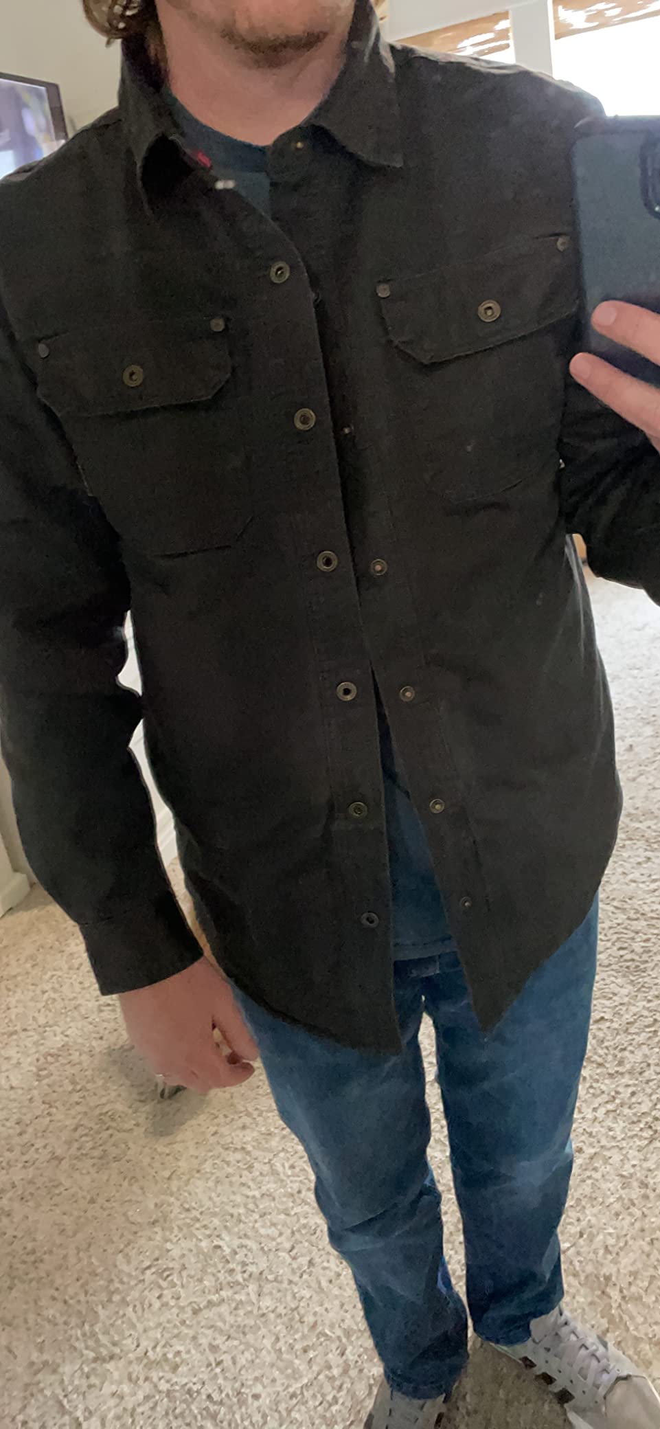 Legendary Whitetails Men's Conceal Carry Ccw Shirt Jacket Waxed Cotton Water Resistant Shacket customer photo 2