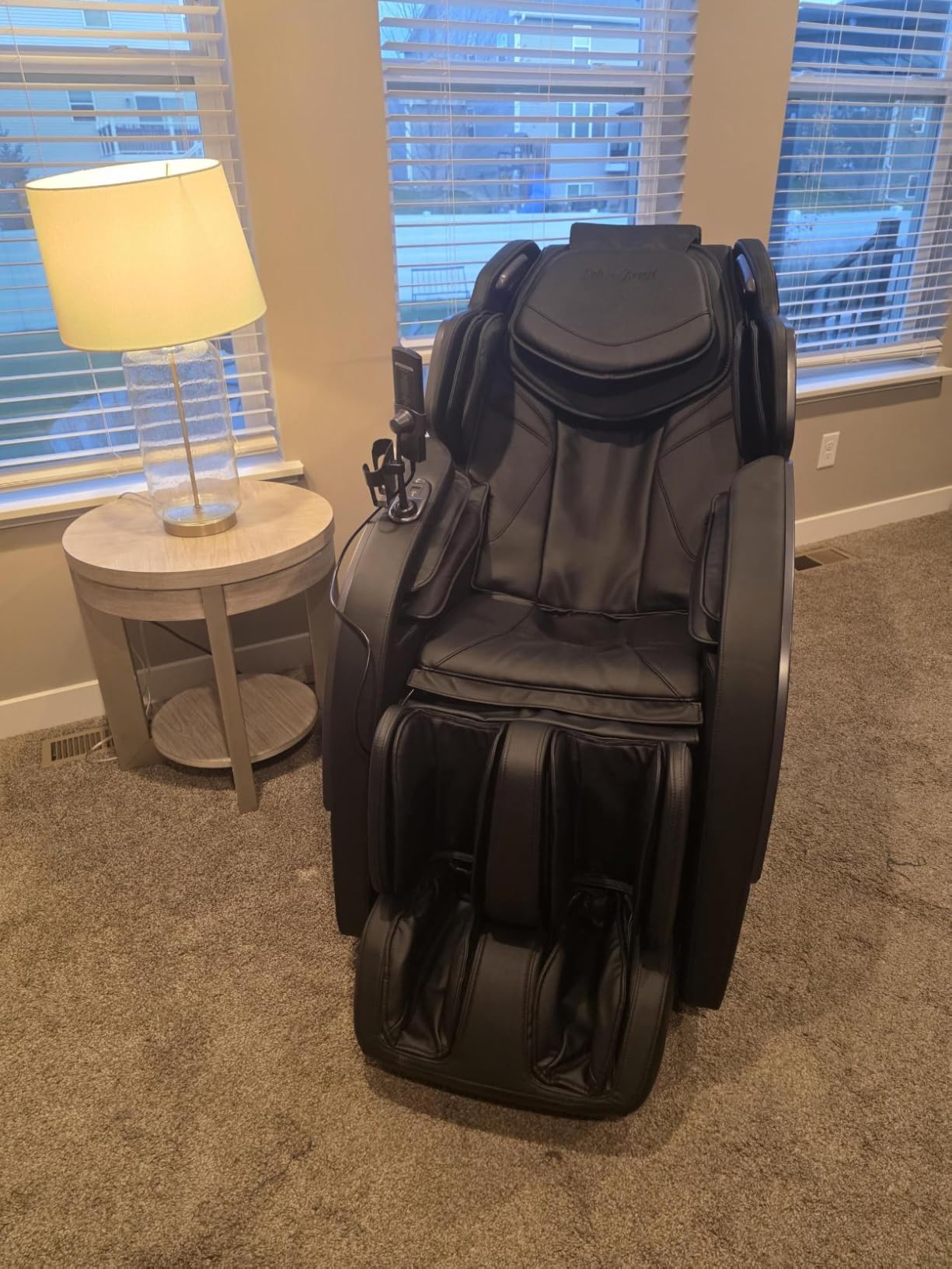 BOB AND BRAD iMaster Pro 4D Full Body Massage Chair, Co-Developed with Physical Therapists, 166 Degree Zero Gravity SL-Track Recliner, Voice Control, Heat, Deep Tissue and Auto-Extend Calf for Tall Users customer photo 1