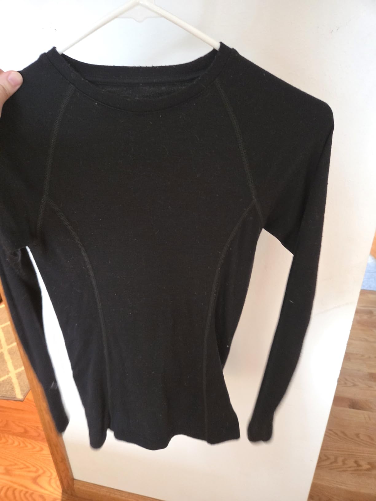 Midweight Merino Wool Base Layer Women Set, Moisture Wicking Warm Women's Thermals Top and Bottom for Ski Snowboard customer photo 2