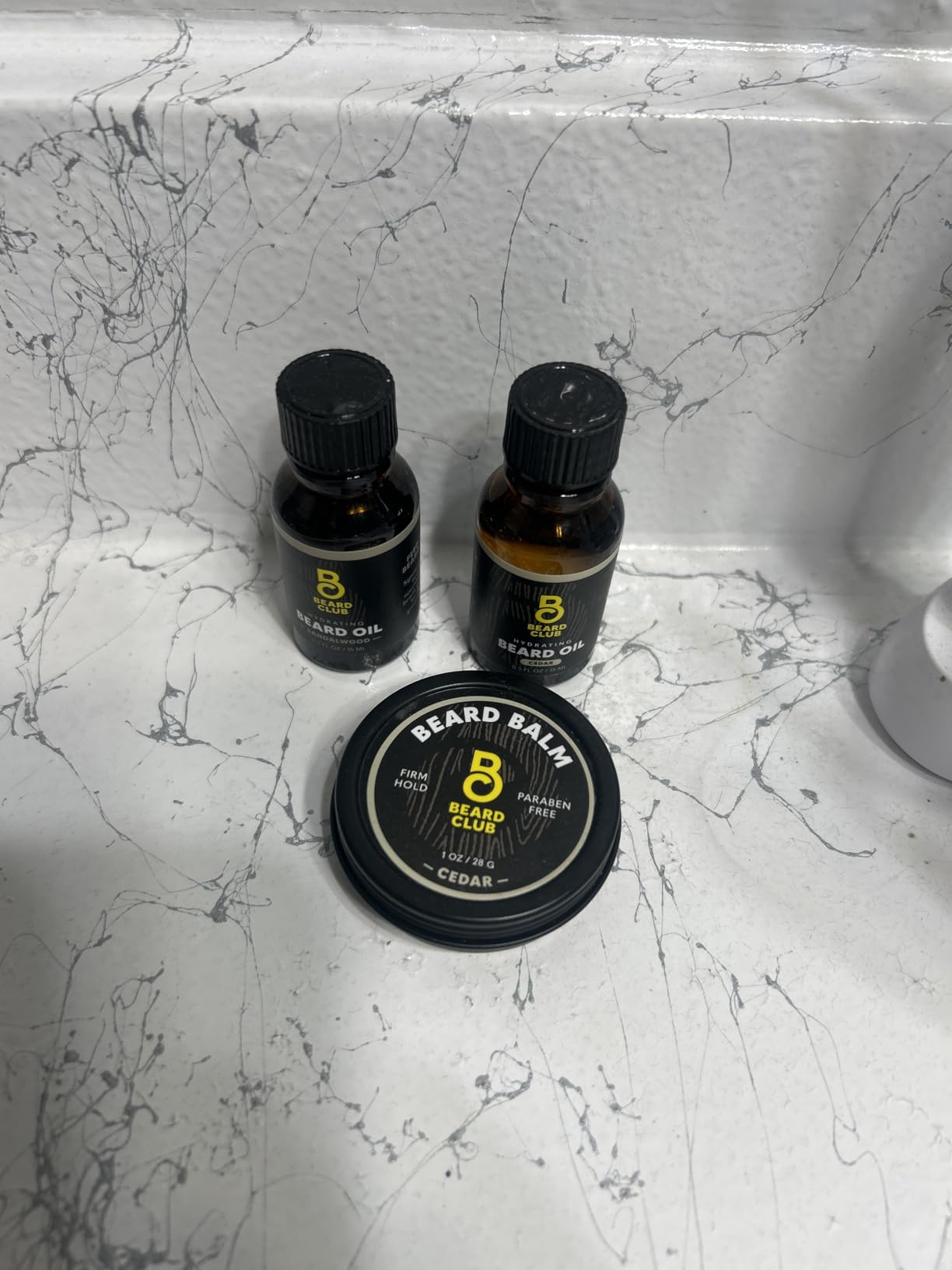 The Beard Club Beard Kit for Men - Grooming & Care Kit - Cedar & Sandalwood Oil, Cedar Balm, Shampoo, Brush, Comb, Trimming Scissors, Straight Edge Razor - Gift Set customer photo 1