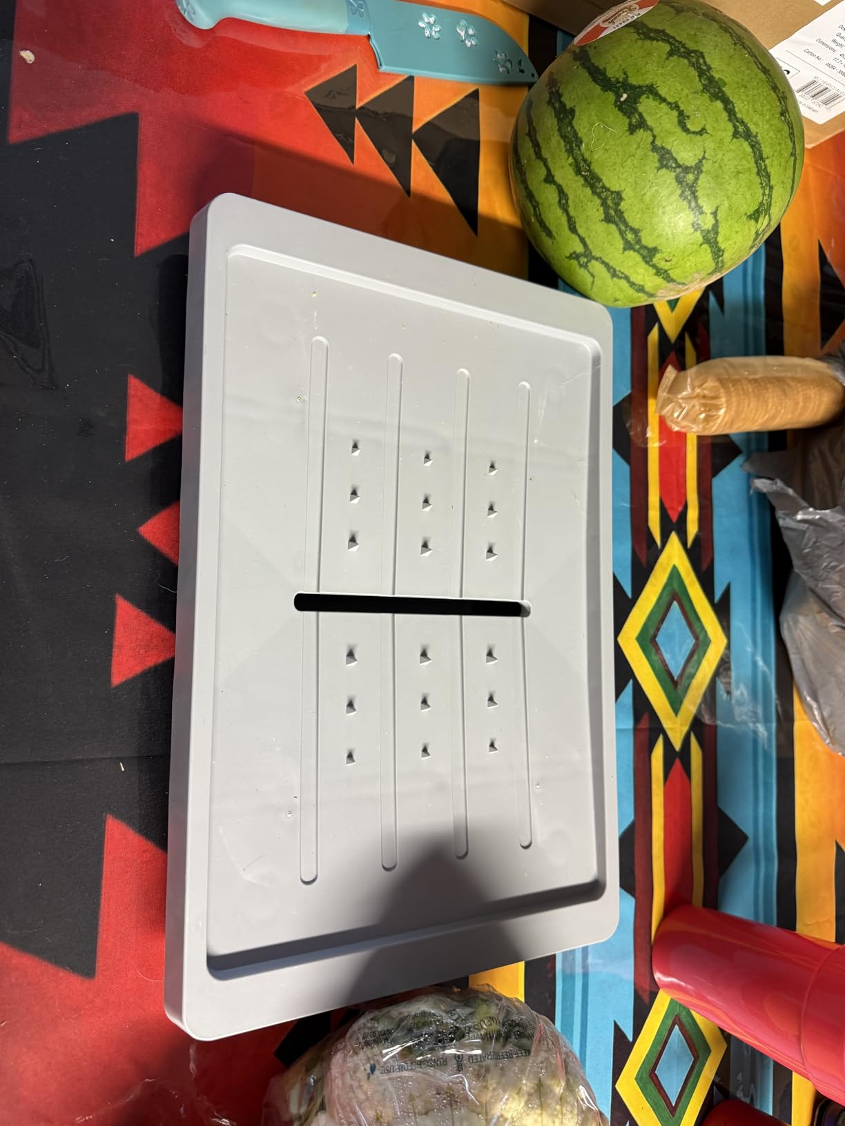 Large Cutting Board - Karving King Meal Prep System with Juice Groove, Spikes & Drip Tray - BPA Free Cutting Board - Patented Multi-Feature Design Carving Board customer photo 1