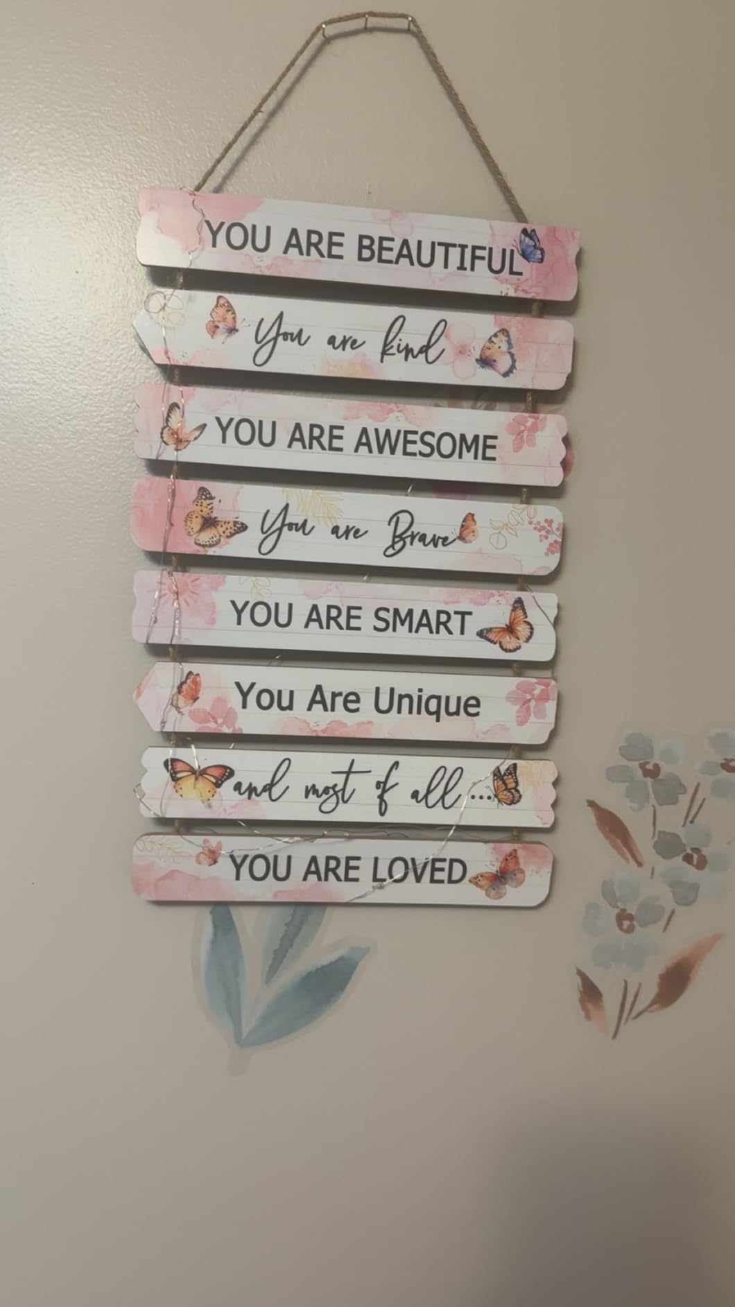 Cool Classic Sport Balls Sign Nursery Wall Decor Set of 8 With LED Lights, 16x5 Modern Motivational Cute Ball Plaque Wall Art for Baby Boy Kid Teen Toddlers, 4 PCS Wooden Quote Gift for Gameroom Gym customer photo 2