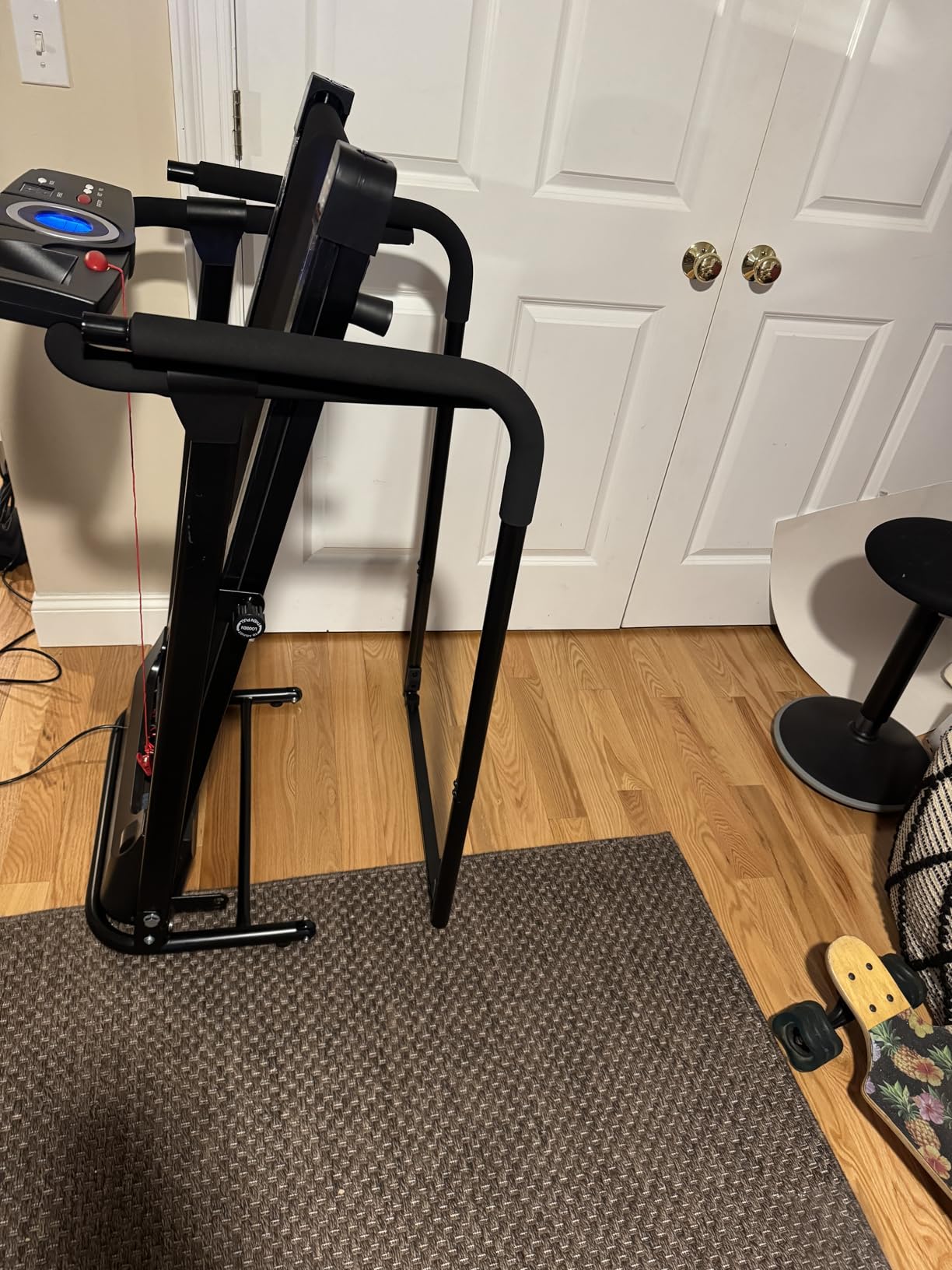 Redliro Walking Treadmill for Seniors Foldable - 400 Lb Capacity Senior Treadmill with Front & Long Handrails, 0%-2% Incline Home Recovery Fitness Exercise Machine for Elder, 47.6