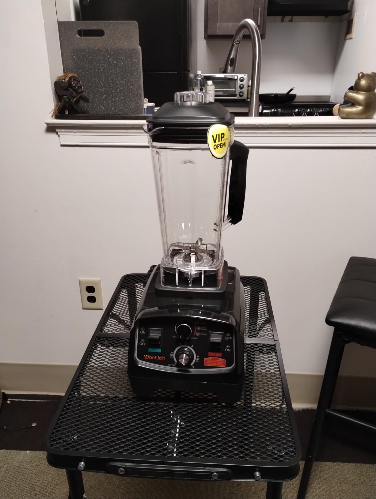 WantJoin 136oz Commercial Blender - Heavy Duty 18800 RPM Professional Blender with Pure Copper Motor, Multi-Speed, Dishwasher Safe for Smoothies & Juices customer photo 2