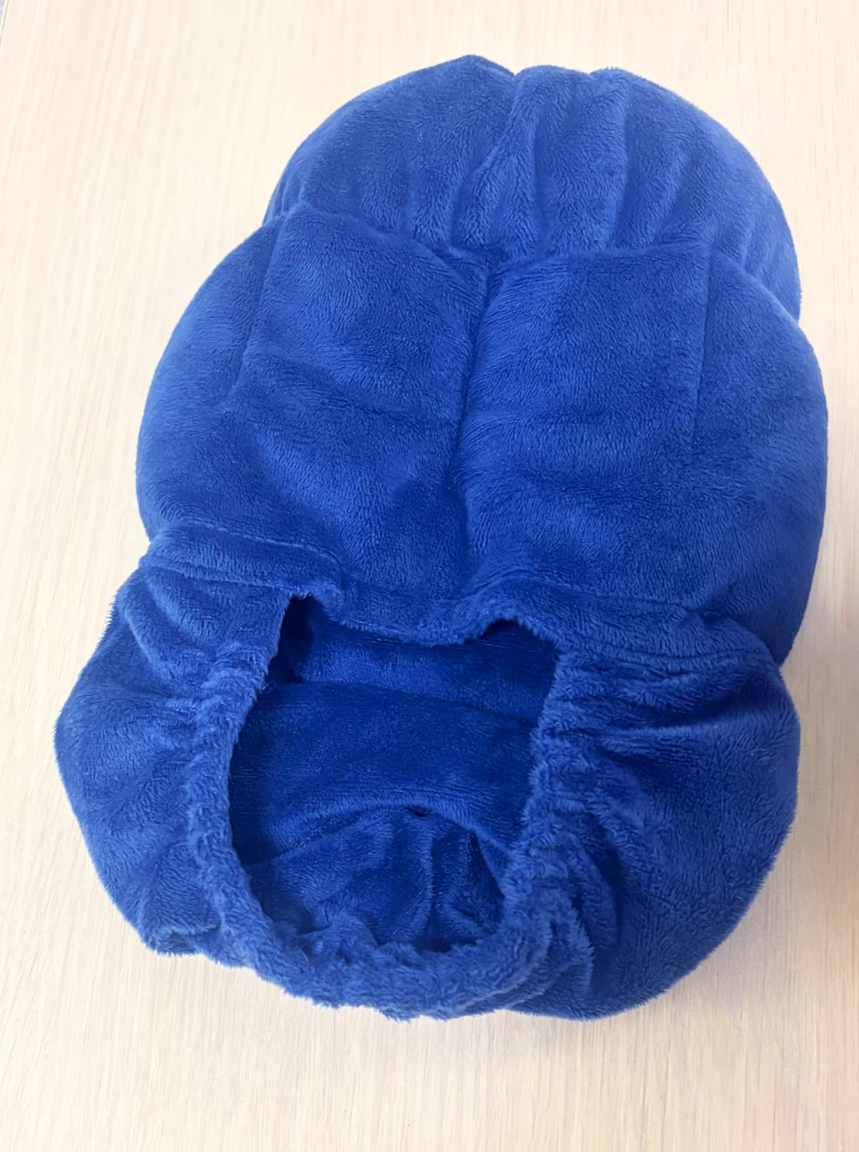 SunnyBay Microwavable Foot Warmer Slippers - Size Large, Fits Ladies 10-13, Men 8-14 - Microwave Heating Pad for Feet, Moist Heat Pack, Heated Slippers, Reusable Foot Warmers for Feet, Cozy Gift customer photo 2
