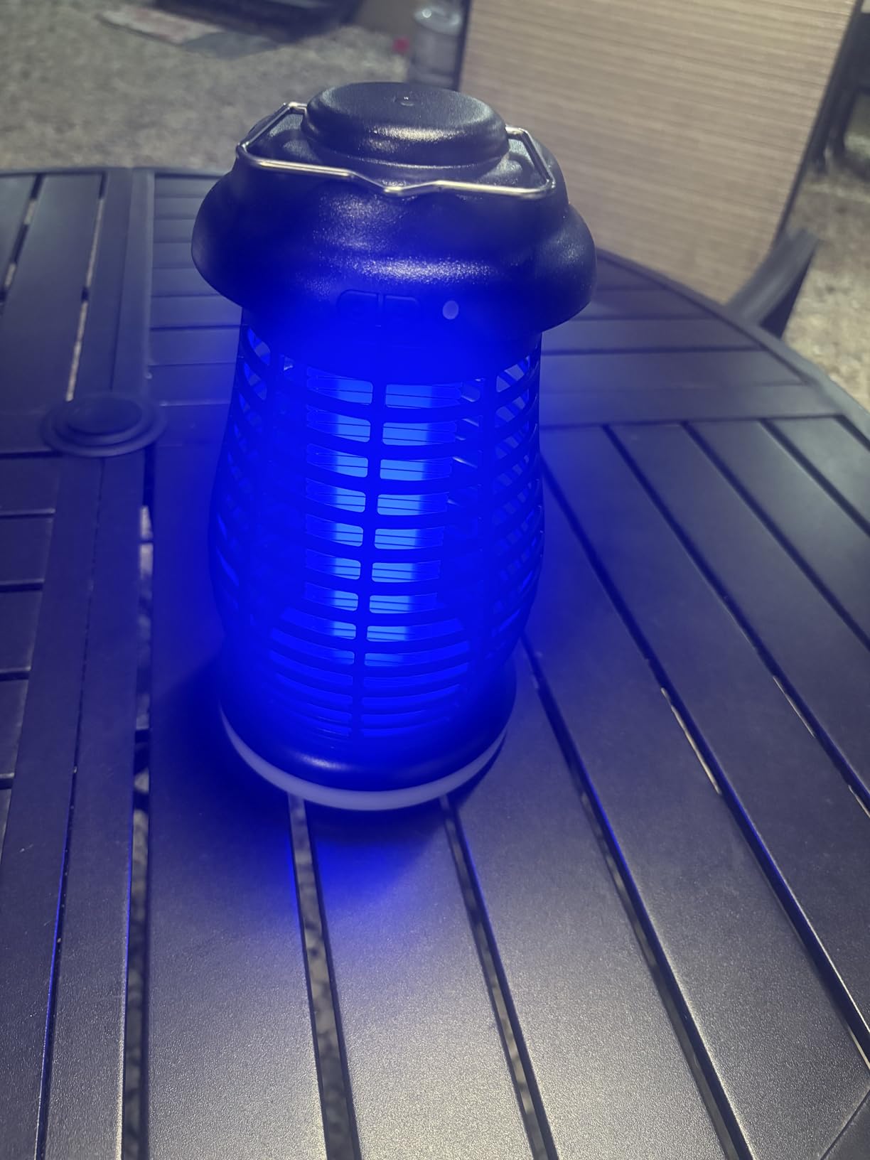 Bug Zapper Outdoor & Indoor,Cordless Portable Mosquito Zapper with Rechargeable 4800mAh Battery & Auto On/Off,Mosquito Repellent Outdoor Patio,Electric Fly Trap for Camping,Kitchen,Backyard,Patio customer photo 1