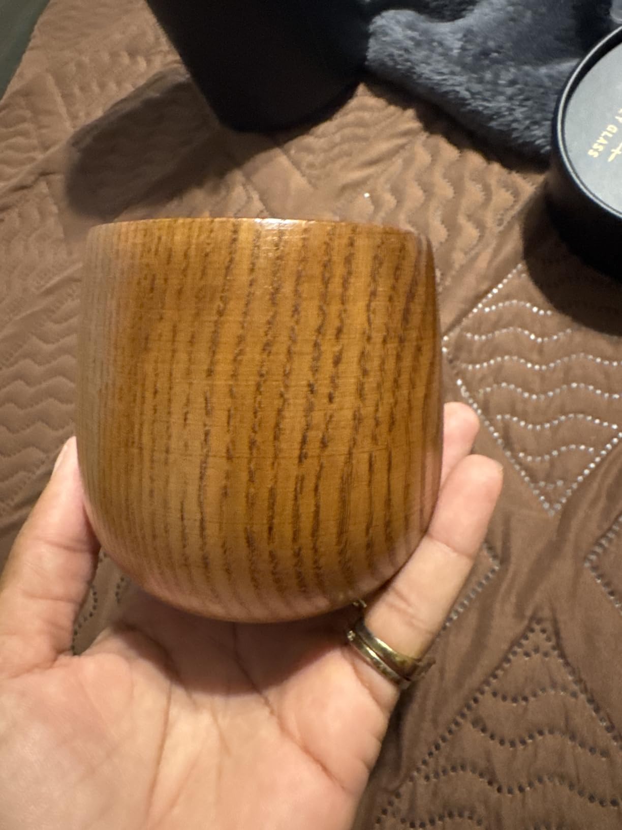 Charred Wooden Whiskey Glasses, Gifts for Men Old Fashion Bourbon Drinking Collins Cup, Fathers Day Gift for Dad, Husband, Brother, Boy Friend or Whiskey Lovers customer photo 1