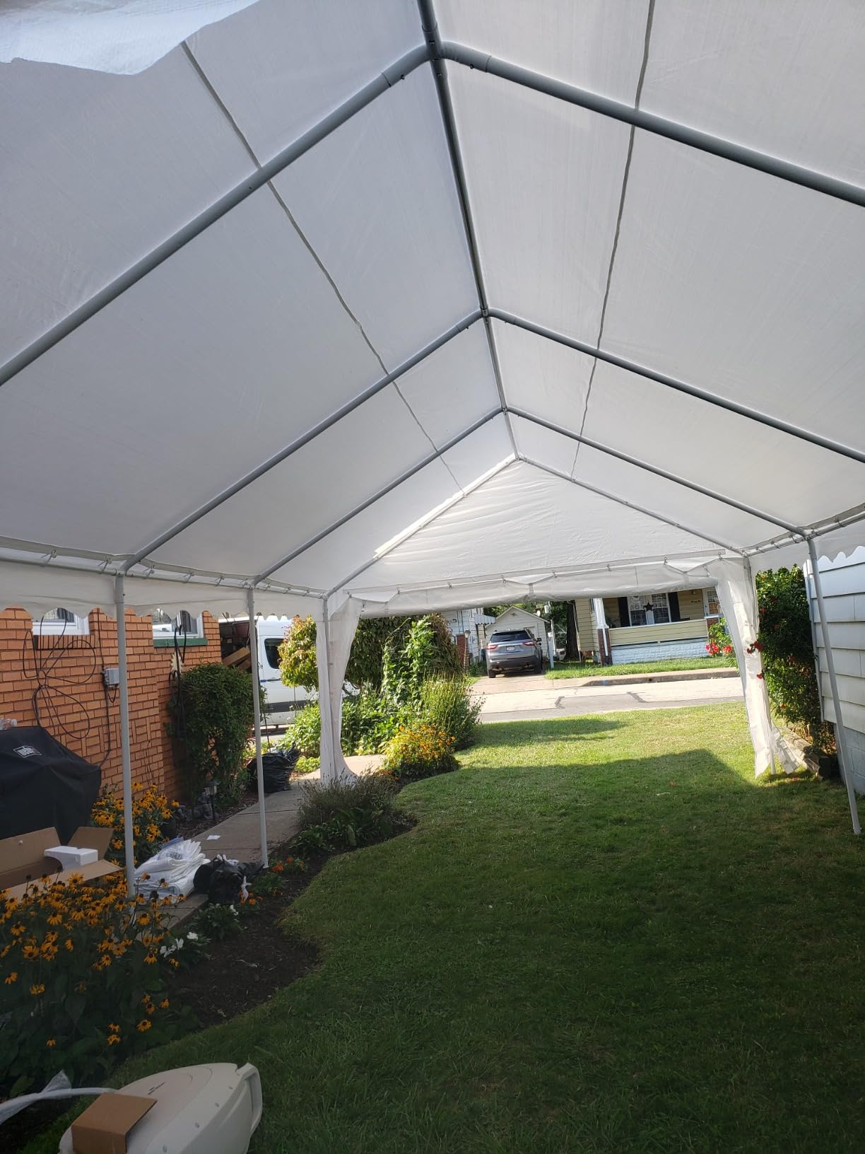 YITAHOME 20x40FT Party Tent Heavy Duty Wedding Tent Event Shelters Outdoor Canopy Upgraded Galvanized Steel Carport with Removable Sidewall Windows for Commercial and Parties customer photo 1
