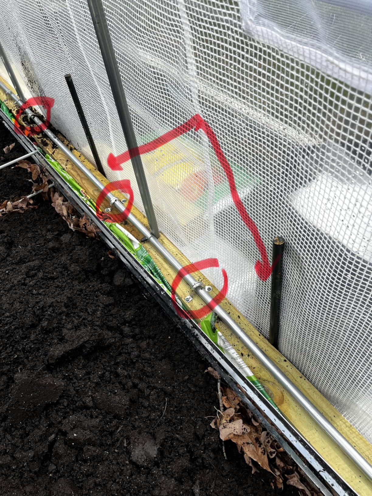 KING BIRD Premium 15x7x7 FT Greenhouse for Outdoors, Large Walk-in Heavy Duty Galvanized Steel Frame, Mesh Door Screen Window Hoop Plant Winter Hot House Tunnel Plus Black Shade Net Side Mesh, White customer photo 1