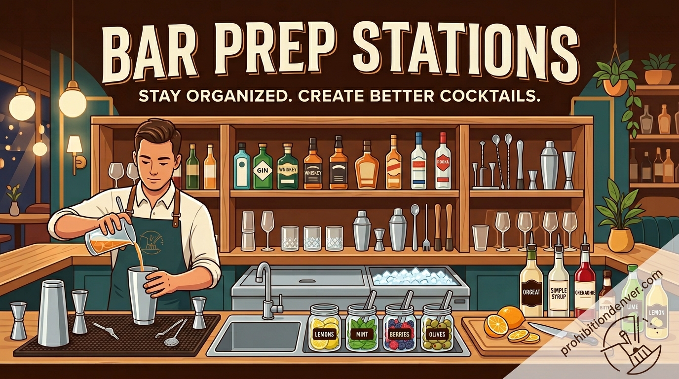 Bar Prep Stations