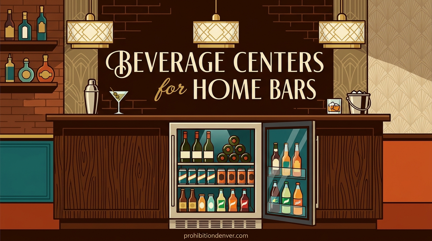 Beverage Centers for Home Bars