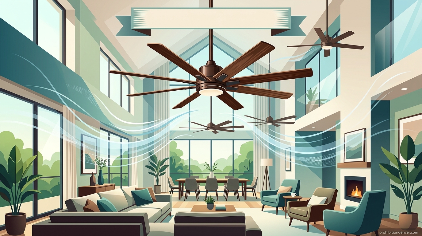 Ceiling Fans for Large Rooms