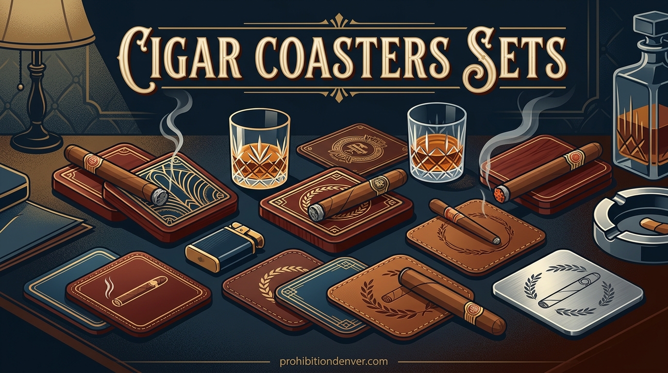 Cigar Coasters Sets