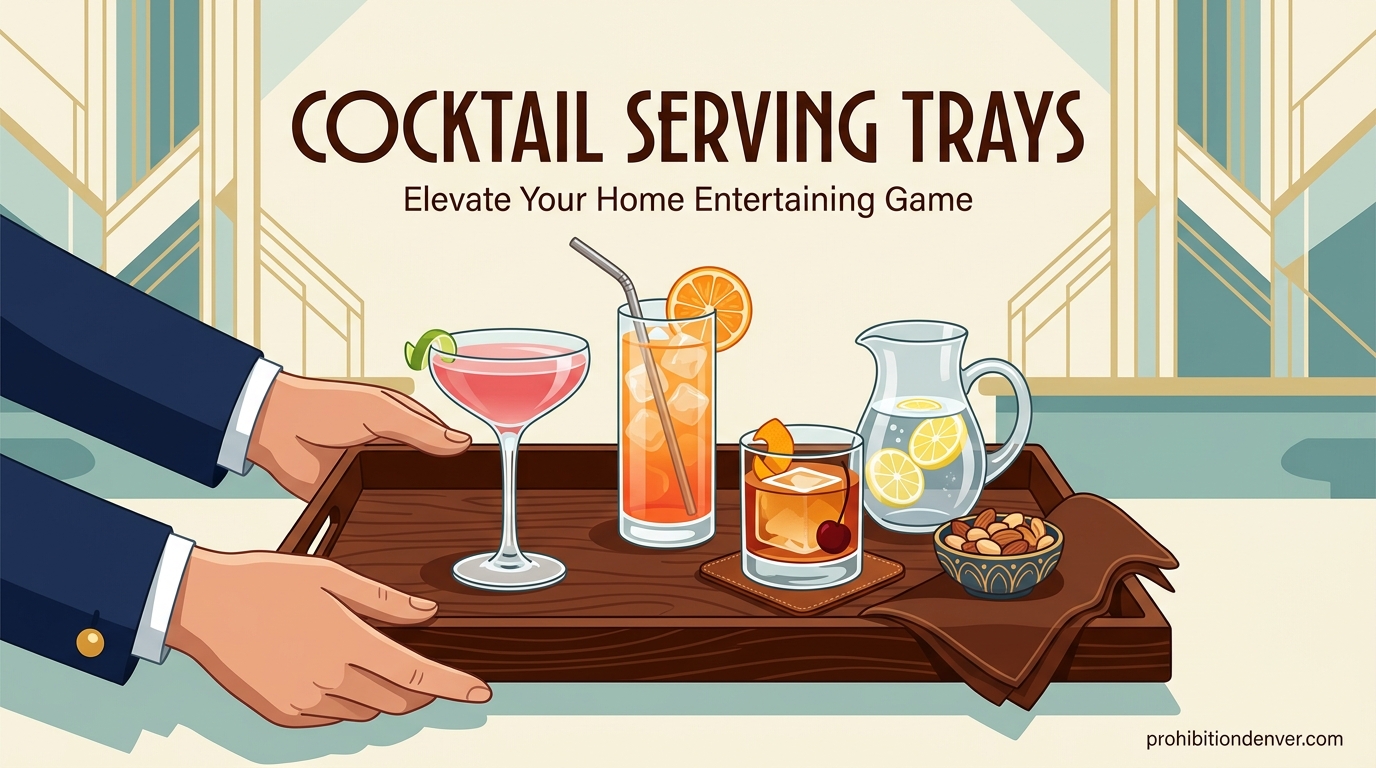 Cocktail Serving Trays