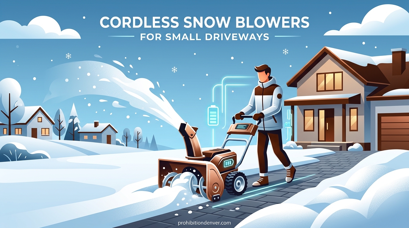 Cordless Snow Blowers for Small Driveways
