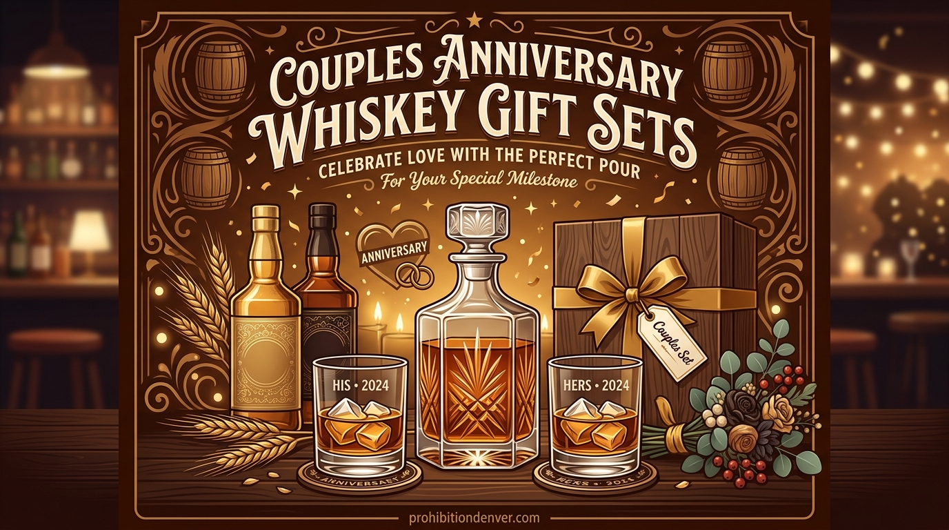 Couples Anniversary Whiskey Gift Sets